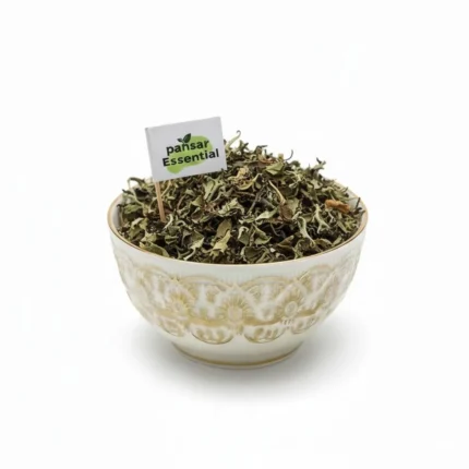 High-quality dried Charila herb (Stone Flower/Parmelia Perlata) in a decorative bowl by Pansar Essential.